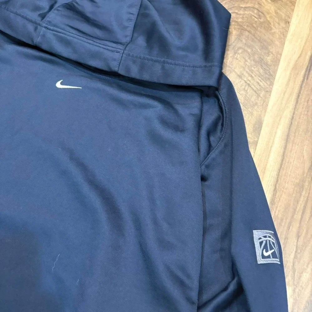 Vintage Y2K Center Swoosh Nike Hoodie 90s 2000s Silver Tag